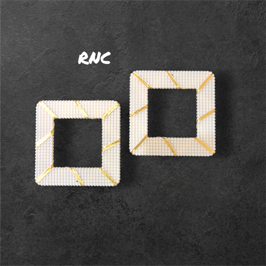 (HD233) Small Moti Design – Square 4" (2 PCS)