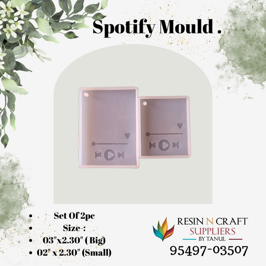 Spotify Mold Set Of 2 pcs.