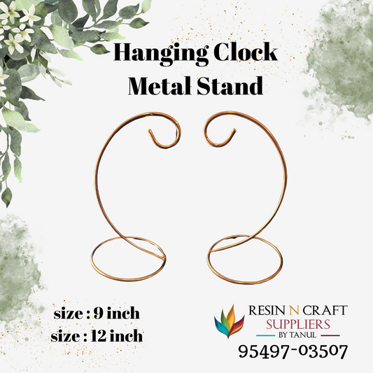 Hanging Clock Metal Stand