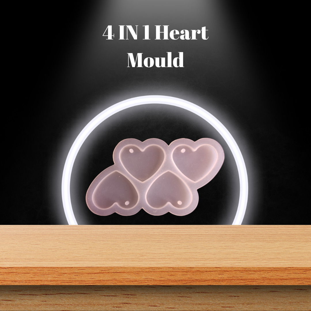 4 IN 1 Heart Mould.