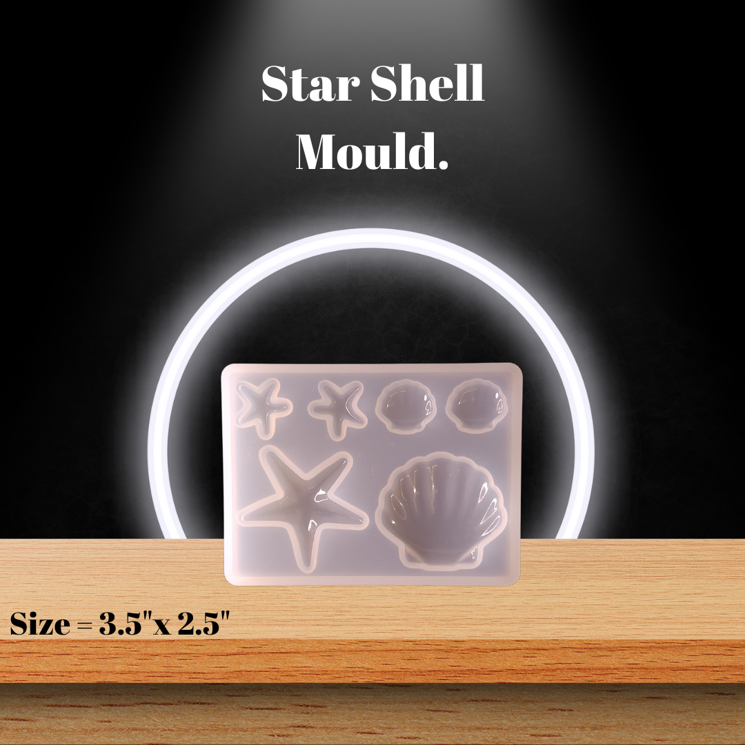 Modest Star Shell Star Shell Mould. – RESIN N CRAFT SUPPLIERS