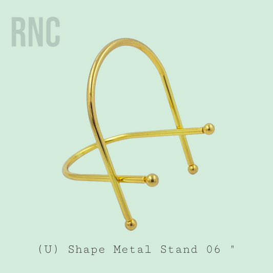 (U) Shape Metal Stand 06 "