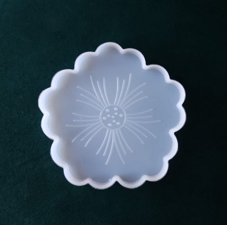 Flower Coaster Mould Engraving