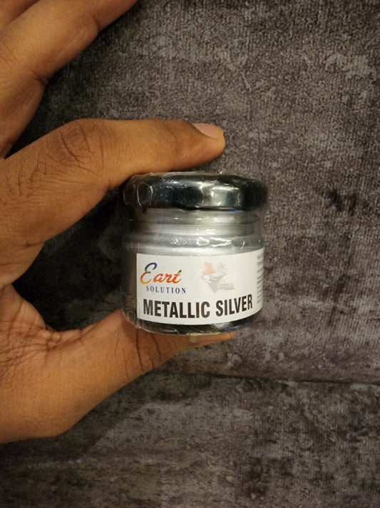 Metallic Silver Opaque Pigment