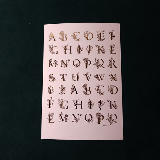 A5 Big Alphabet Stickers