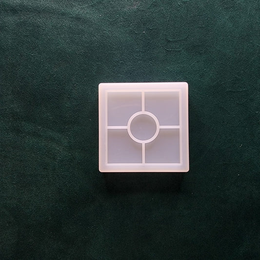 Square Coaster Mould With Boundary Mould