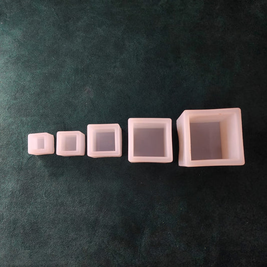 5Pcs Cube Casting Mould