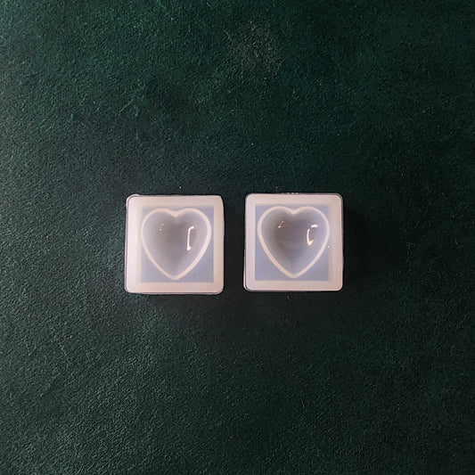 Small Heart Mould. Set Of 2pc