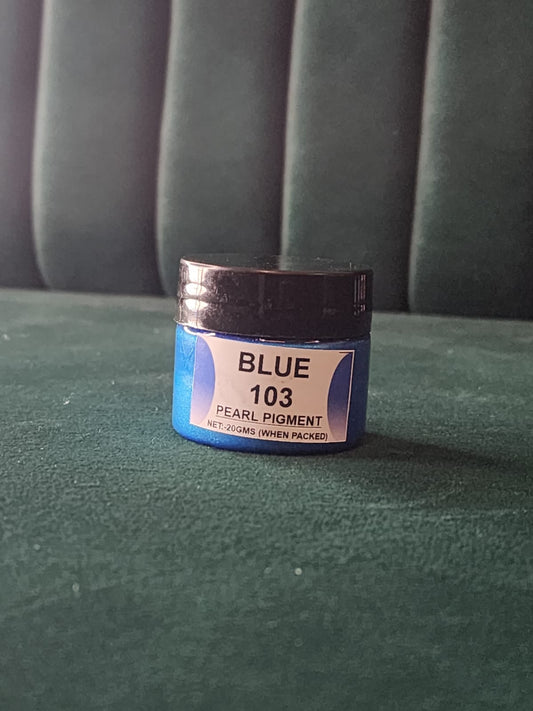 Pearl Blue Opaque Pigment.