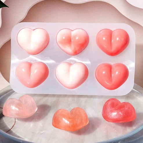 6 in 1 Heart Mould