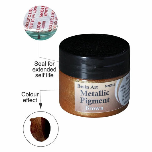 Brown Metallic Pigment (20 Gram)