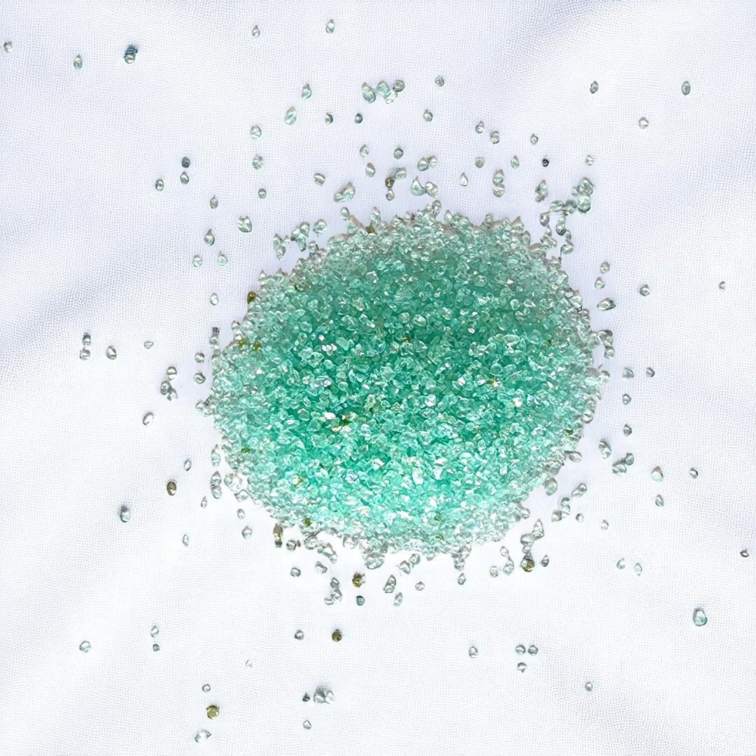 HBR 8 D/1 Shinny Green Crystal Electroplated Color Chips