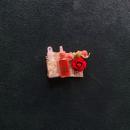 Mini Roli Chawal Bottle With Base.