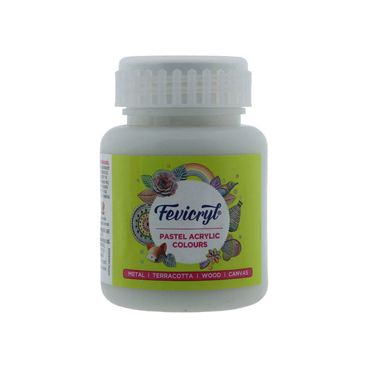 Fevicryl Pastel Acrylic Colour 100Ml - Ash Grey