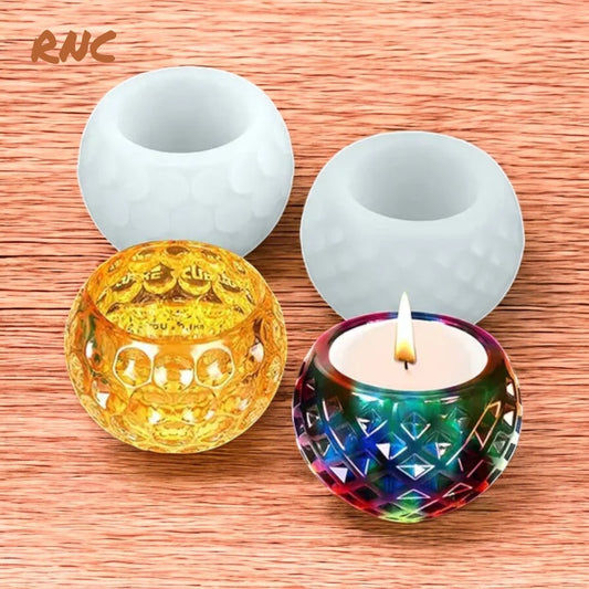 POLKA DOTE TEA LIGHT HOLDER SILICONE MOULD