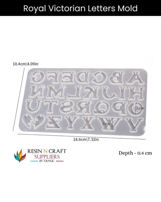 Royal Victorian Letters Mold