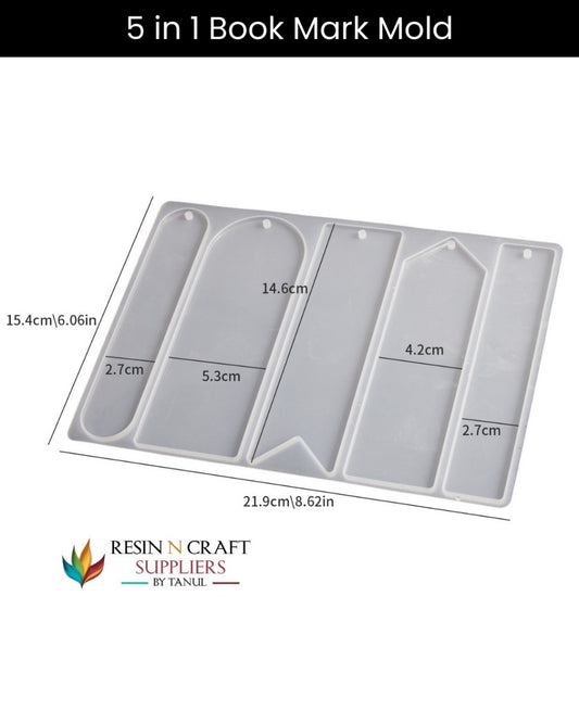 5 in 1 Book Mark Mold