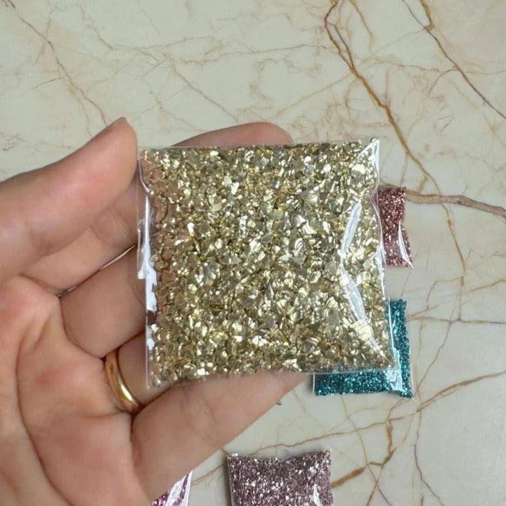 HBR 8 C /1  Gold Electroplated Color Granules