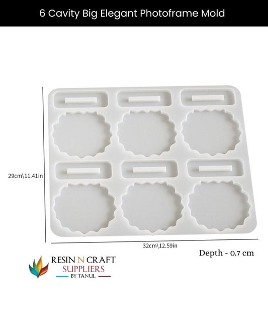 6 Cavity Big Photoframe & Car Dash Mould