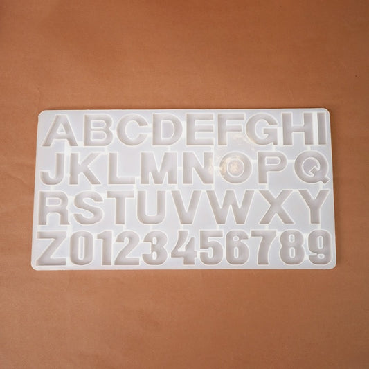 Front Pouring Alphabet Without Hole Mould