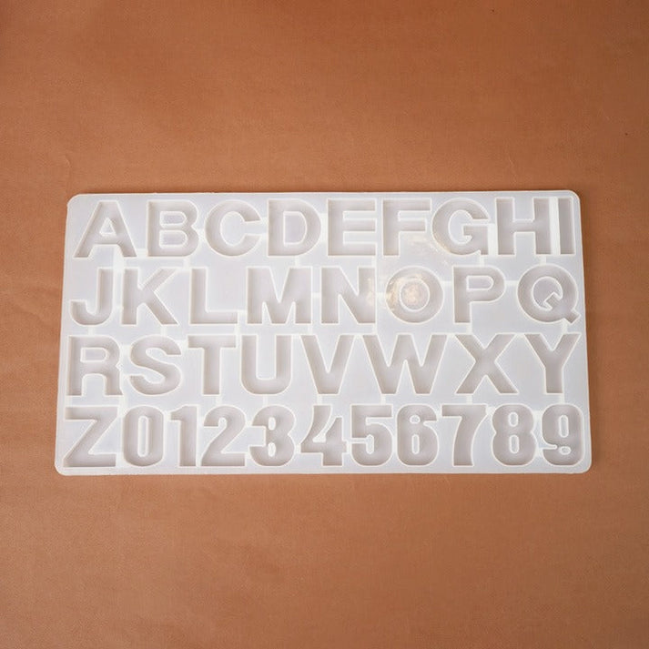 Front Pouring Alphabet Without Hole Mould – RESIN N CRAFT SUPPLIERS