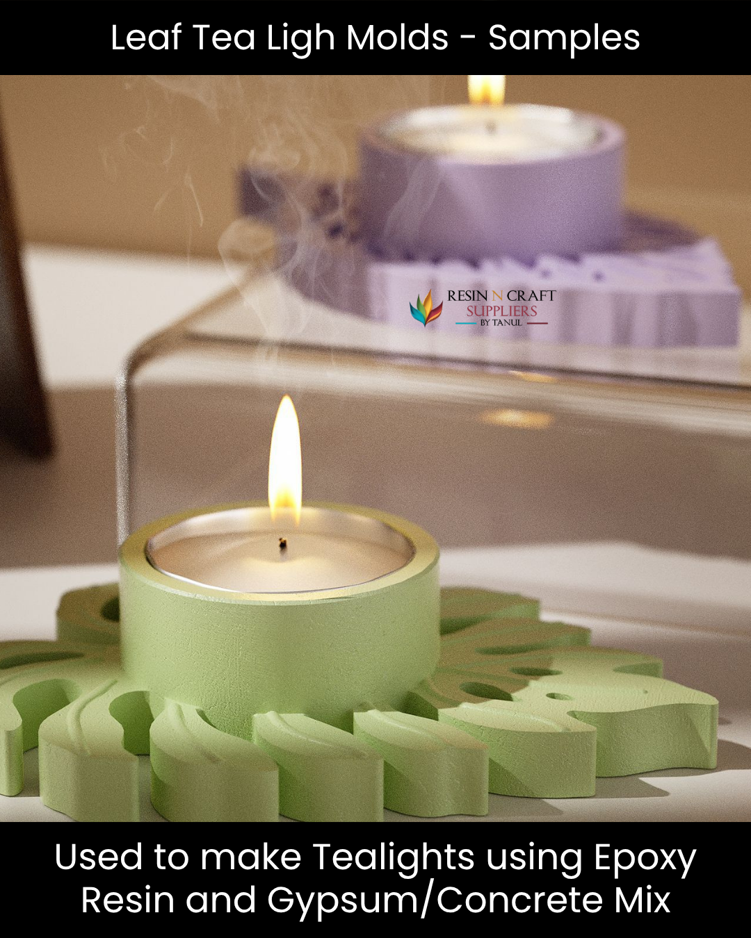 Ember Leaf Tea Light Mold