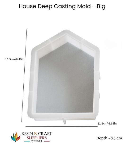 Big House Deep Casting Silicone Mold (Memory/Keepsake)