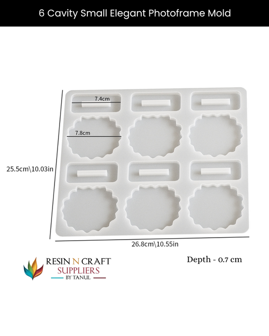 6 Cavity Small Photoframe & Car Dash Mould