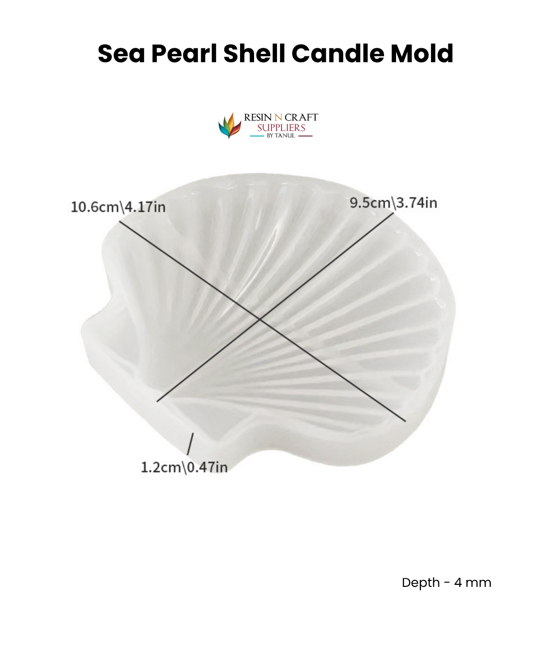Sea Pearl Shell Candle Mold