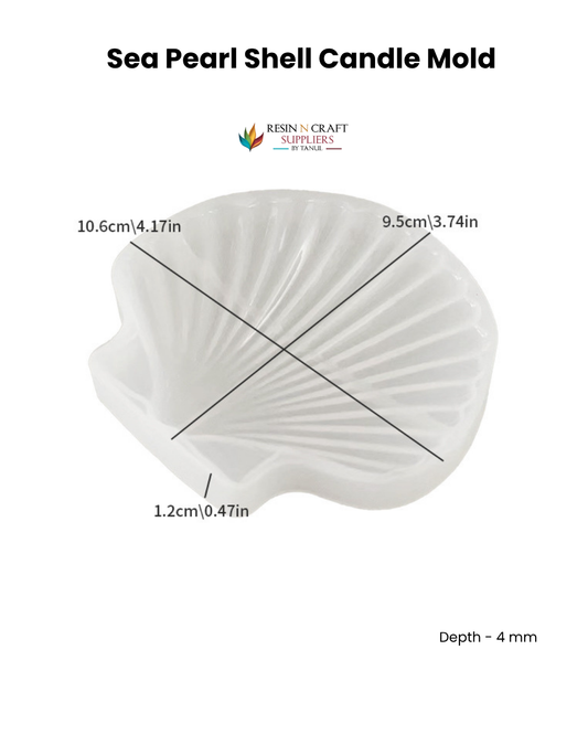 Sea Pearl Shell Candle Mold