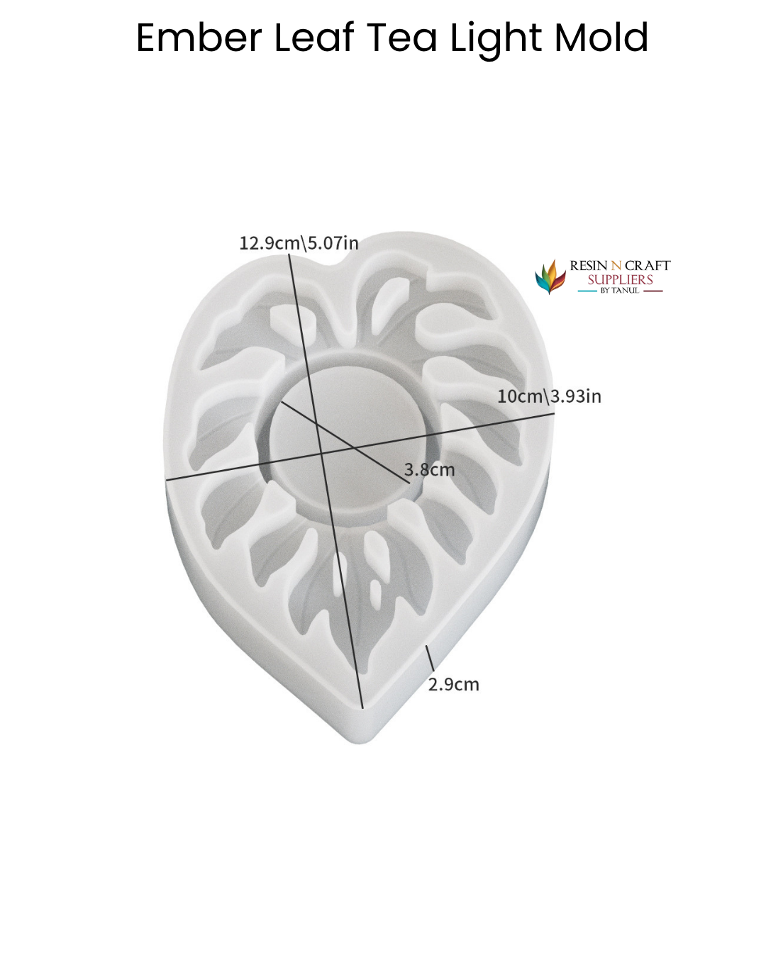 Ember Leaf Tea Light Mold