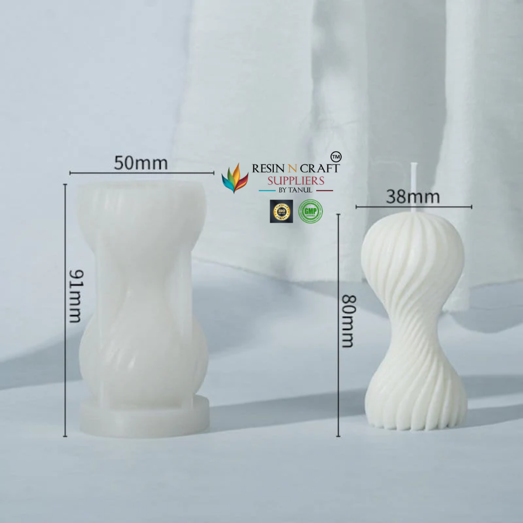 Round Wave Candle Handmade Mould RHM0161M