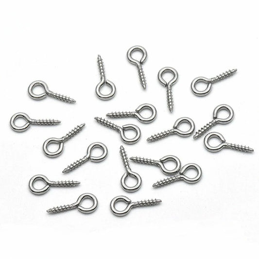 Eye Screw Silver For keychain & Jewellery