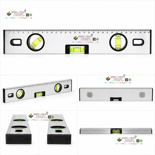 Leveller 12 Inch Heavy Duty Aluminium Spirit Level with Scale | Magnetic Bubble Level Tool