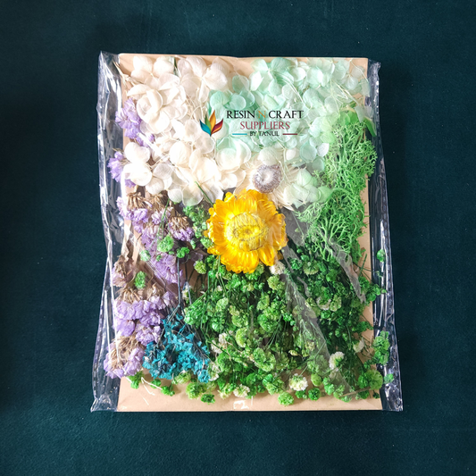 Dry Flower Card Packing (Green Theme) (CP012)