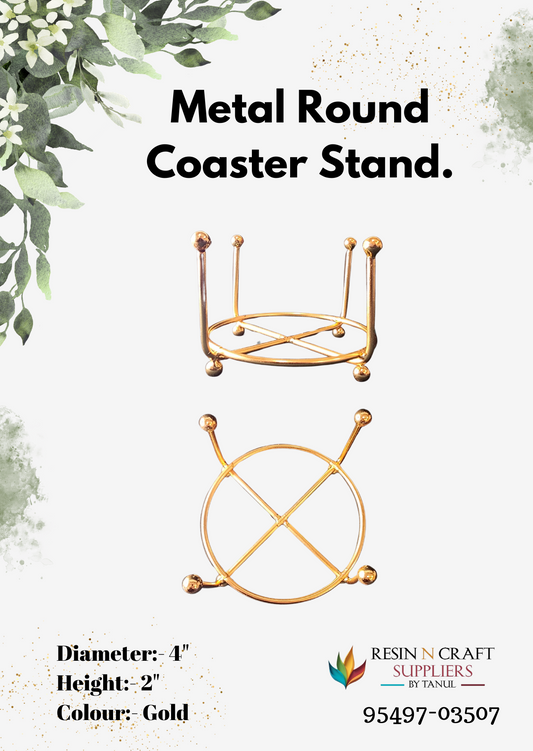 Metal Round Coaster Stand