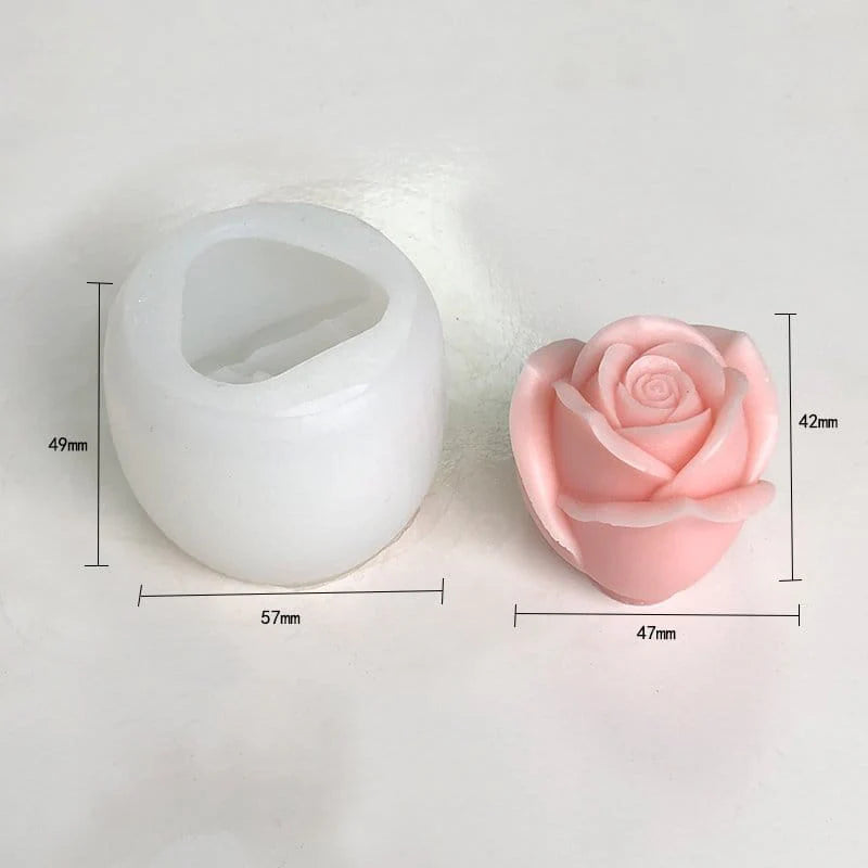 Rose Bloom Candle Mold (RHM0175)