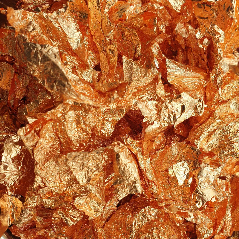 Copper Foil Flakes (Small , Large , Jumbo Jar)