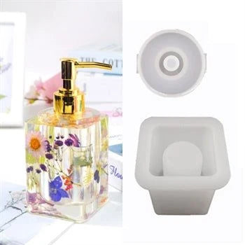 Soap dispenser mould with fittings - Square
