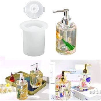 Round Shape Soap Dispenser Mould with fittings