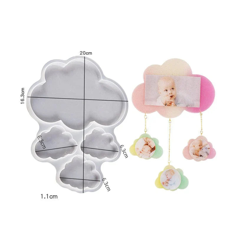 4 Cavity Cloud Combination Mould ☁️