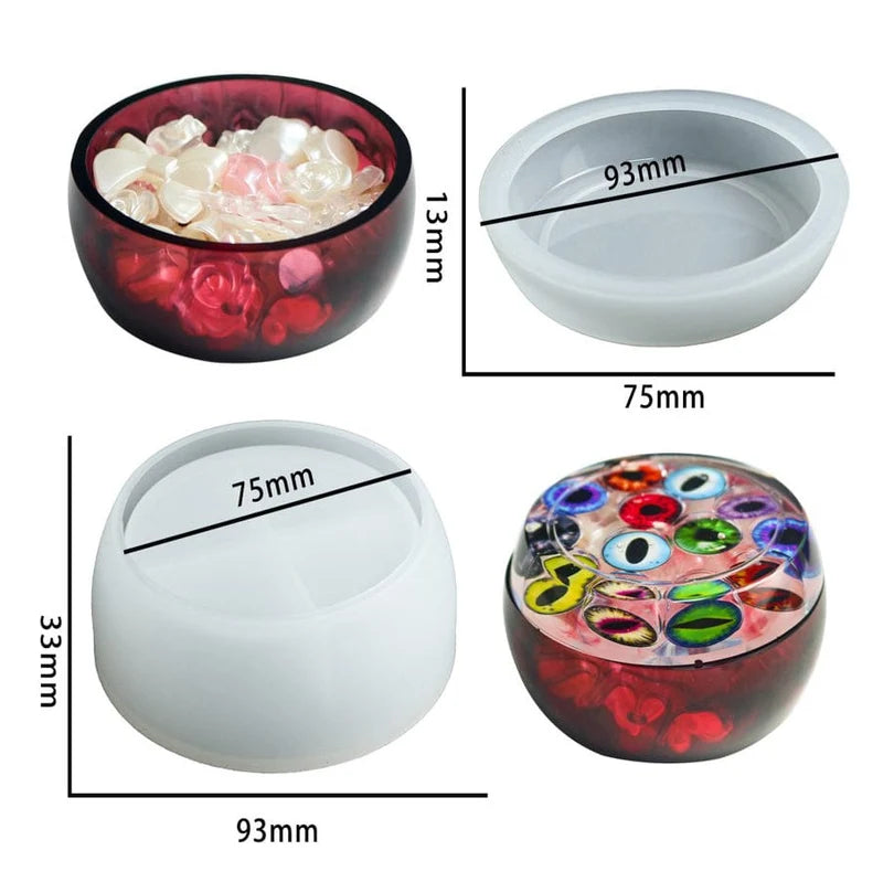 Round Storage Box With led Mould / Jar Mould (RSM0886M)